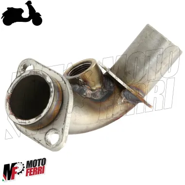 MF1999 Collettore Sip Marmitta Acciaio Inox per Vespa GTS Super 250 300 HPE