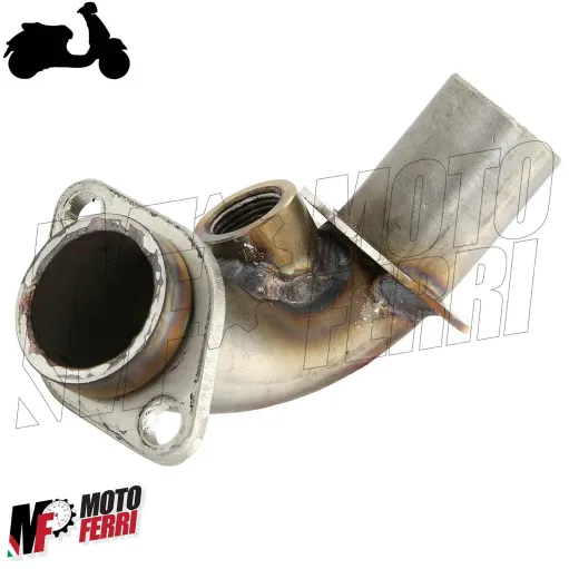MF1999 Collettore Sip Marmitta Acciaio Inox per Vespa GTS Super 250 300 HPE