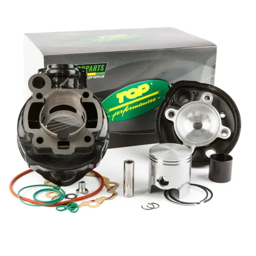 MF1493 Cilindro TOP Dm 49 Nero 75 cc Trophy Minarelli AM3/4/5 AM6 in ghisa