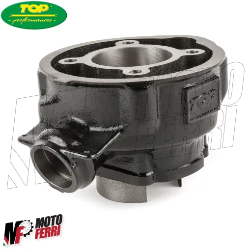 MF1493 Cilindro TOP Dm 49 Nero 75 cc Trophy Minarelli AM3/4/5 AM6 in ghisa