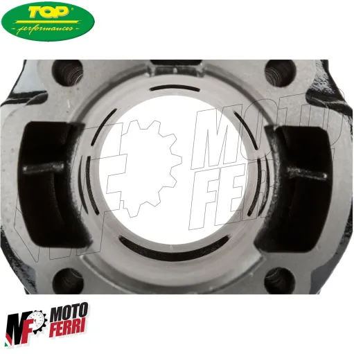 MF1493 Cilindro TOP Dm 49 Nero 75 cc Trophy Minarelli AM3/4/5 AM6 in ghisa