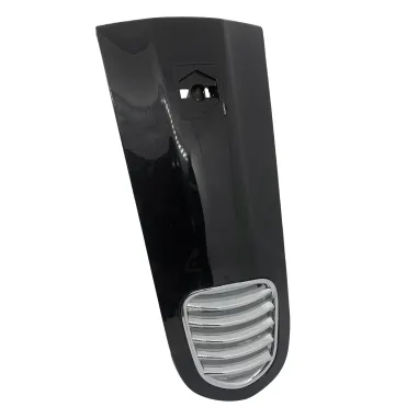 MF3174 - Nasello Scudo Anteriore Nero Metallizzato per Vespa LX 50 125 150 2T 4T