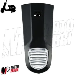 MF3174 - Nasello Scudo Anteriore Nero Metallizzato per Vespa LX 50 125 150 2T 4T 2
