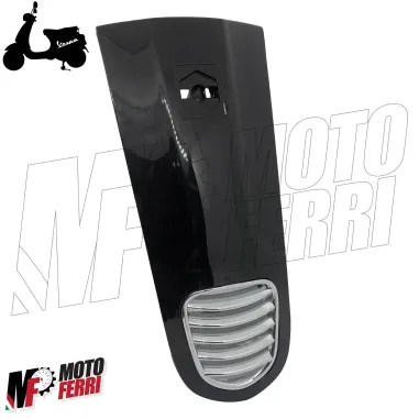 MF3174 - Nasello Scudo Anteriore Nero Metallizzato per Vespa LX 50 125 150 2T 4T