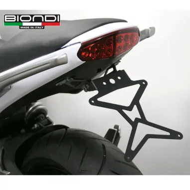 MF3176 - Portatarga Sportivo Alluminio Biondi per Kawasaki ER-6n da 2009 a 2011
