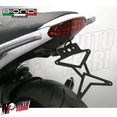 MF3176 - Portatarga Sportivo Alluminio Biondi per Kawasaki ER-6n da 2009 a 2011