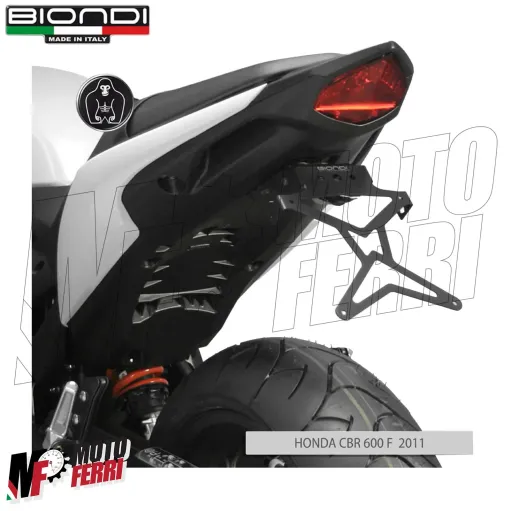 MF3177 - Portatarga Sportivo Biondi per Honda CB 1000 R - Hornet 600 - CBR 600 F