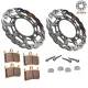 MF2631 Dischi Freno TMAX 530 560 da 2015 a 2025 Braking 300 mm Wave + Pastiglie