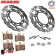 MF2631 Dischi Freno TMAX 530 560 da 2015 a 2025 Braking 300 mm Wave + Pastiglie