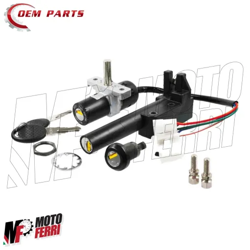 Kit Serrature Sterzo Avviamento Aprilia Scarabeo / Street / RST Minarelli 50 2T