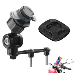 MF2103 Attacco Vaschetta Olio Freni + Placca adesiva Smartphone Moto Scooter