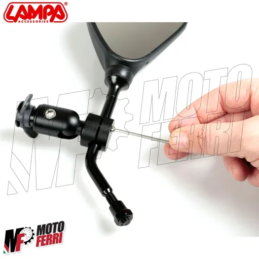 MF3185 Supporto Smartphone specchietto + Placca adesiva Vespa GTS Super Sport HPE 125 250 300