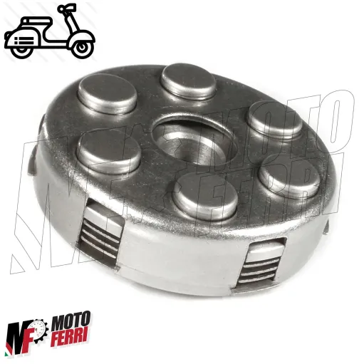 MF3189 Frizione Completa 4 Dischi + Ingranaggio 22 Denti 6 molle Vespa PX 125 150 177