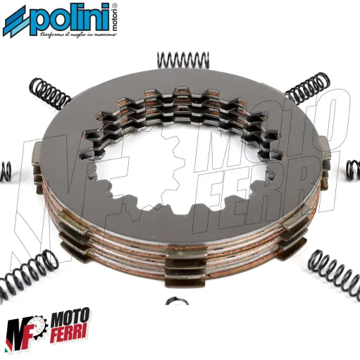 MF3200 Kit 4 Dischi Frizione Polini 8 molle Vespa Large PX PE 125 150 200 Millenium