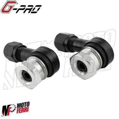 MF3202 Kit 2 Valvola G-PRO 90 gradi CNC Cerchio tubeless Universale Moto Scooter