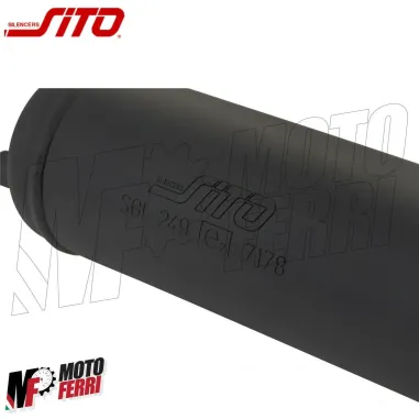 Marmitta Sito Versione Plus Sport Potenziata 0249 Piaggio 50 Si Boss K2 FL2