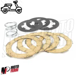 Serie Dischi Frizione Modifica a 4 con Molla Vespa 50 125 PK S XL Special R L N 2