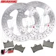 MF3211 Kit 2 Disco Freno Anteriore Braking + Pastiglie per Yamaha TMAX 500 da 2008 a 2011