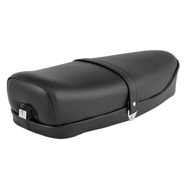 Sella Lunga Nera Sellone Nero con Serratura per Piaggio Vespa 50 Special RLN 125 ET3 Primavera