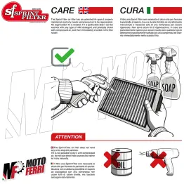 MF3213 Filtro aria Sprint Filter P08 sportivo Honda X-Adv Forza 750 2021 - 2025 2