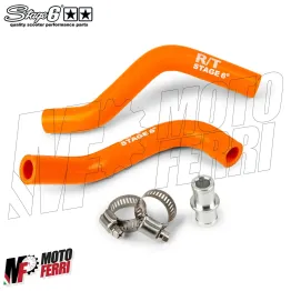 MF2565 Tubi Radiatore Rinforzati Stage6 Orizzontale Aerox F12 F15 Nitro SR 2T 2