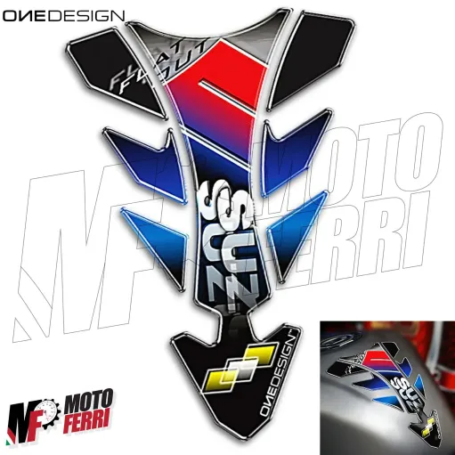 MF3227 - Adesivo Protezione Paraserbatoio Resinato per Suzuki 23x15cm OneDesign