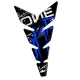 MF3229 - Adesivo Protezione Paraserbatoio Nero/Blu per Moto Universale 22x14cm
