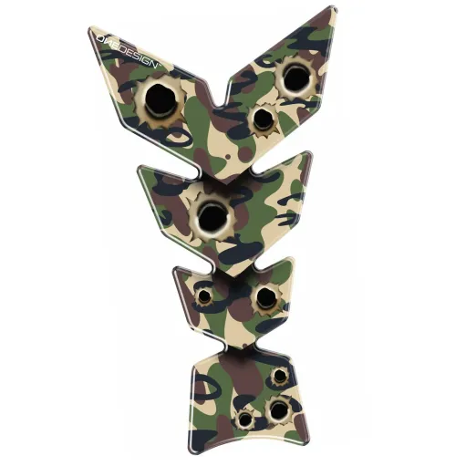 MF3231 - Adesivo Protezione Paraserbatoio Mimetico Moto Universale 22x14cm