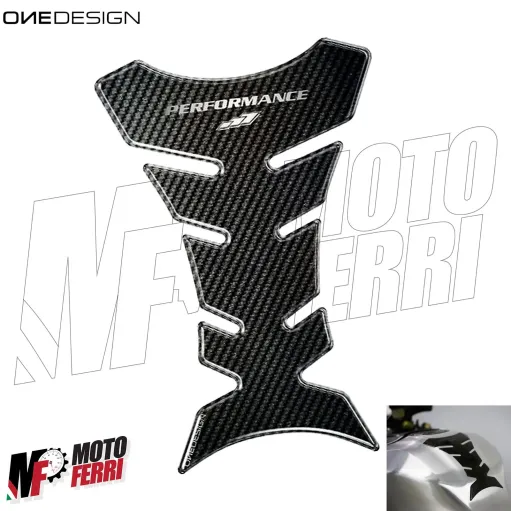 MF3230 - Adesivo Protezione Paraserbatoio Carbon Look Moto Universale 22x14cm