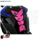 MF3233 - Adesivo Protezione Paraserbatoio Rosa / Nero Moto Universale 22x14cm