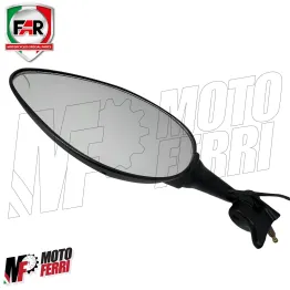 MF3235 Specchietto retrovisore Sinistro da Carena Nero Freccia FAR Ducati 749 R Dark / 999 S 2