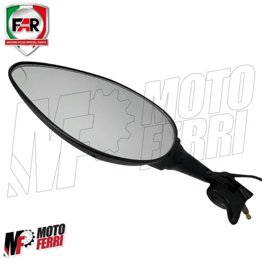 MF3235 Specchietto retrovisore Sinistro da Carena Nero Freccia FAR Ducati 749 R Dark / 999 S