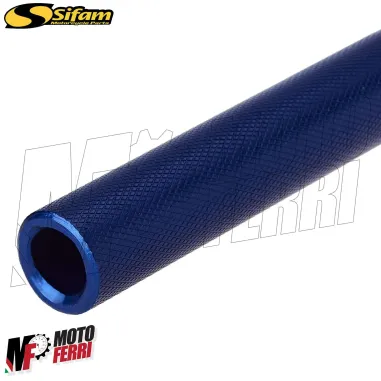 MF3246 - Manubrio Cross Alluminio Blu 22mm Traversino Imbottitura Cross HM Honda