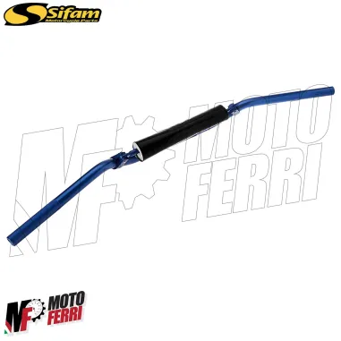 MF3246 - Manubrio Cross Alluminio Blu 22mm Traversino Imbottitura Cross HM Honda