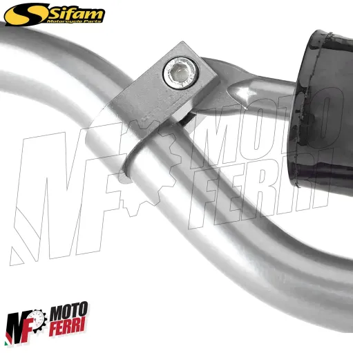 MF3247 - Manubrio Cross Alluminio 22mm Traversino Imbottitura per Cross HM Honda