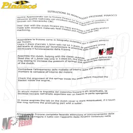 MF1195 - Campana Ring Clutch Pinasco Frizione 7 Molle Vespa 200 PX Rally Cosa 2