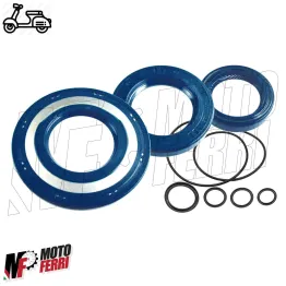 Kit Serie Paraoli Albero Motore Corteco Blu per Vespa PX 125 150 200 Arcobaleno 2