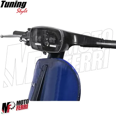 MF3048 Fanale Faro anteriore EVOK Led Vespa 50 Special 6V - 12V con convertitore