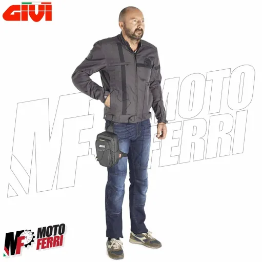 MF2570 Borsa Borsello Moto Scooter Givi XL da Gamba Pantalone Marsupio - EA140B