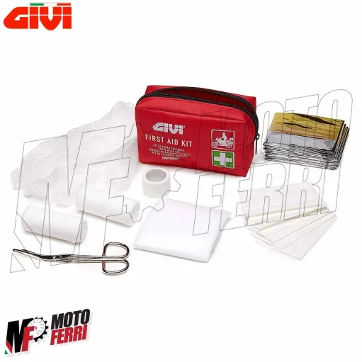 MF3271 - Kit Borsa Primo Soccorso DIN 13167 Moto Bici Auto Viaggio Escursione