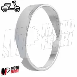 Cornice Ghiera Faro Fanale Anteriore Cromata Piaggio Vespa 50 125 PK S XL 2