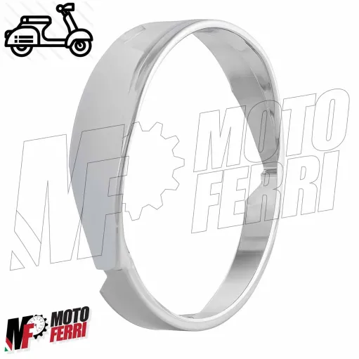 Cornice Ghiera Faro Fanale Anteriore Cromata Piaggio Vespa 50 PK XL RUSH N