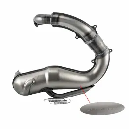 MF0165 Marmitta Proma per Modifica a 130 cc Corsa Lunga Vespa 50 Special R L N 125 ET3 Primavera