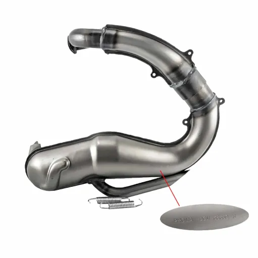 MF0165 Marmitta Proma per Modifica a 130 cc Corsa Lunga Vespa 50 Special R L N 125 ET3 Primavera