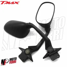 Kit 2 Specchietti Retrovisori Sinistro Destro Yamaha TMAX 530 del 2012 2013 2014 2