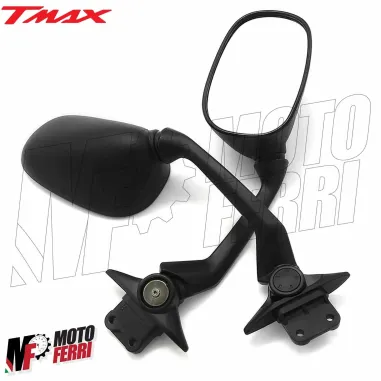 Kit 2 Specchietti Retrovisori Sinistro Destro Yamaha TMAX 530 del 2012 2013 2014