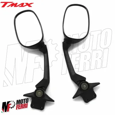 Kit 2 Specchietti Retrovisori Sinistro Destro Yamaha TMAX 530 del 2012 2013 2014