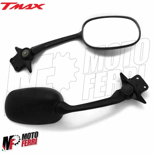 Kit 2 Specchietti Retrovisori Sinistro Destro Yamaha TMAX 530 del 2012 2013 2014