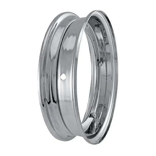 CERCHIO RUOTA 3.00-10 CROMATO VESPA 50 SPECIAL R L N PK S XL 125 ET3 PRIMAVERA
