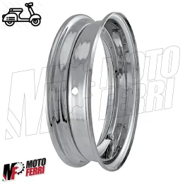 CERCHIO RUOTA CROMATO 3.00-10 3.50-10 VESPA 125 ET3 PRIMAVERA PK S XL HP RALLY 2
